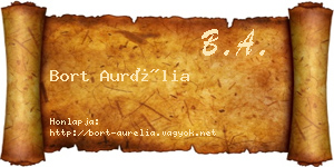 Bort Aurélia névjegykártya